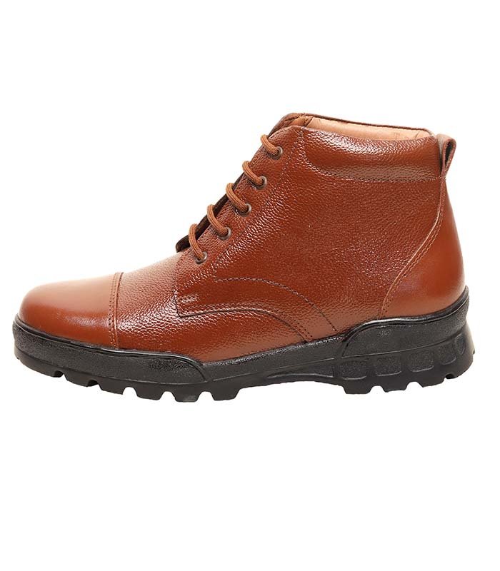 Alentino Genuine Leather Uniform Police Boot For Man 2