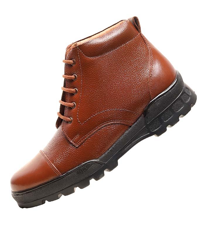Alentino Genuine Leather Uniform Police Boot For men 6