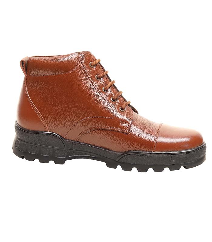 Alentino Genuine Leather Uniform Police Boot For men 7