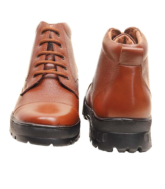 Alentino Genuine Leather Uniform Police Boot For men 9