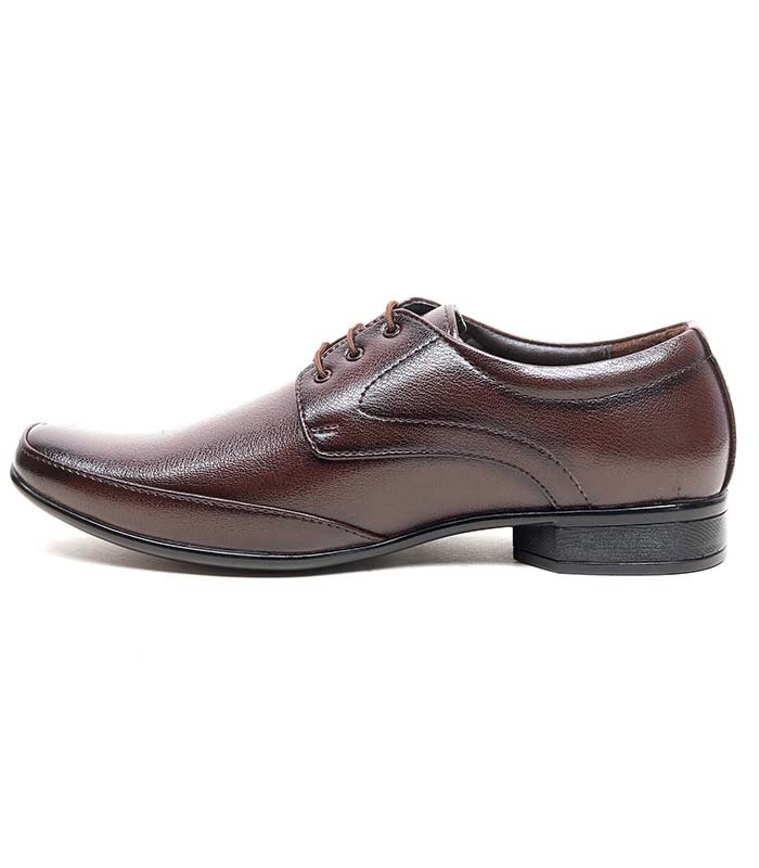 Alentino Men Brown Derby Shoes2