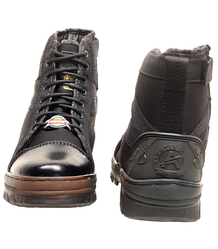 Alentino Olive Green Zip Jungle Shoes 6